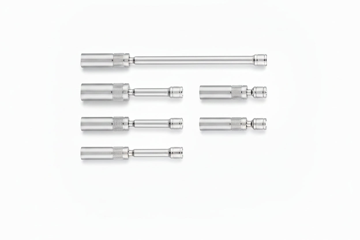 6PCS 3/8" Drive Magnetic Spark Plug Socket Set